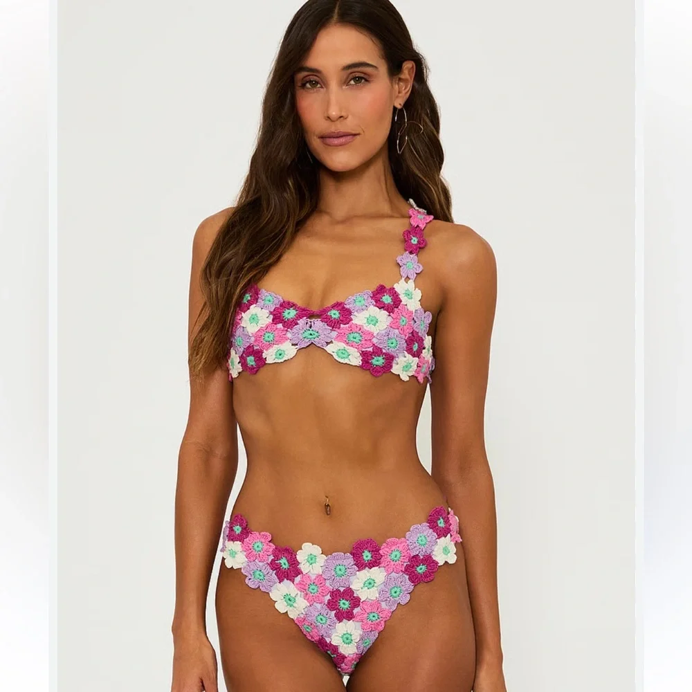 New Beach Riot Crochet Bikini Set - Picture 5 of 8